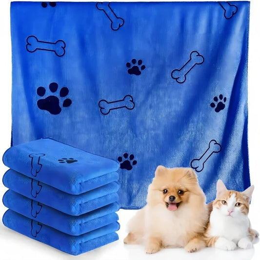 Quick-Dry Pet Bath Towel – Absorbent & Soft for Dogs and Cats! ⭐⭐⭐⭐⭐