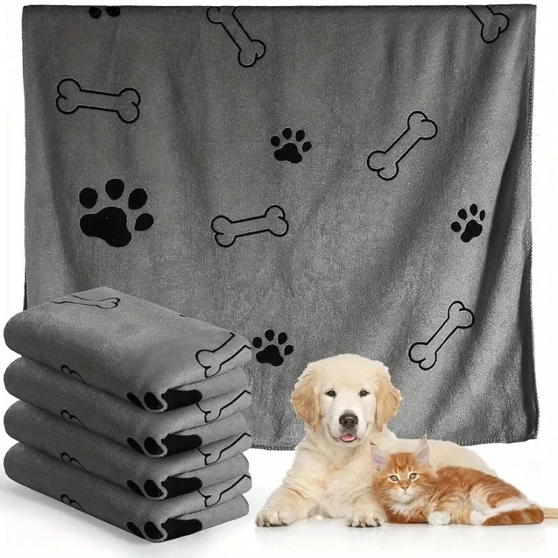 Quick-Dry Pet Bath Towel – Absorbent & Soft for Dogs and Cats! ⭐⭐⭐⭐⭐